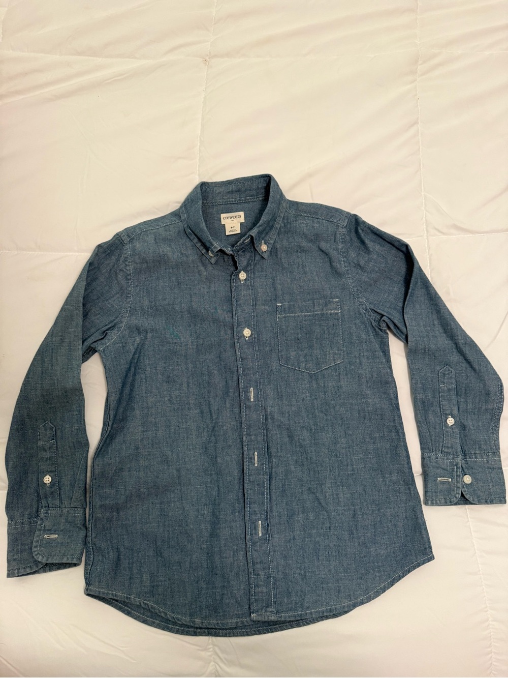 Jcrew Factory Crew Cuts - chambray button down